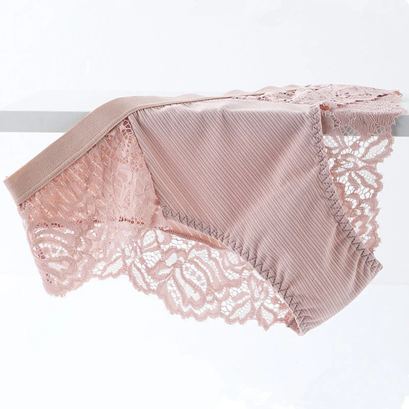3 Pcs Cotton Panties Sexy Panty Briefs Lace Panties Women Underwear Lingerie Panties for Female Ladies Floral Pantys Underpants - Image 28