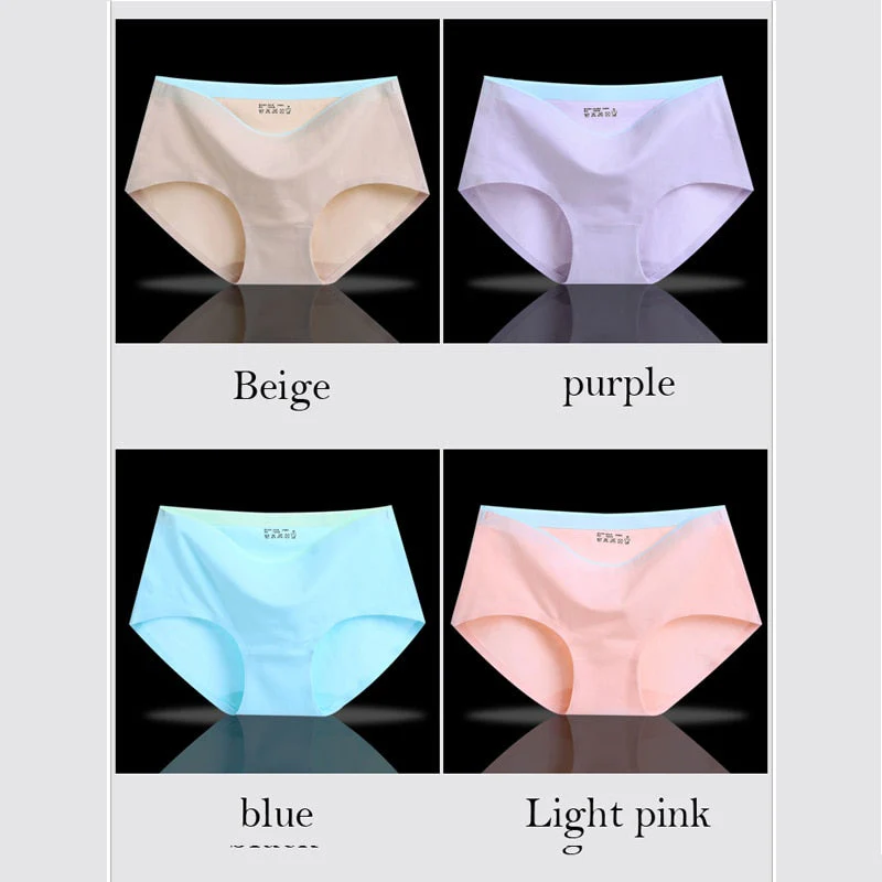 8Pcs Briefs for Women fashion sexy woman panties Solid seamless underpants  cpanties for women cotton underwear girl knickers - Image 16