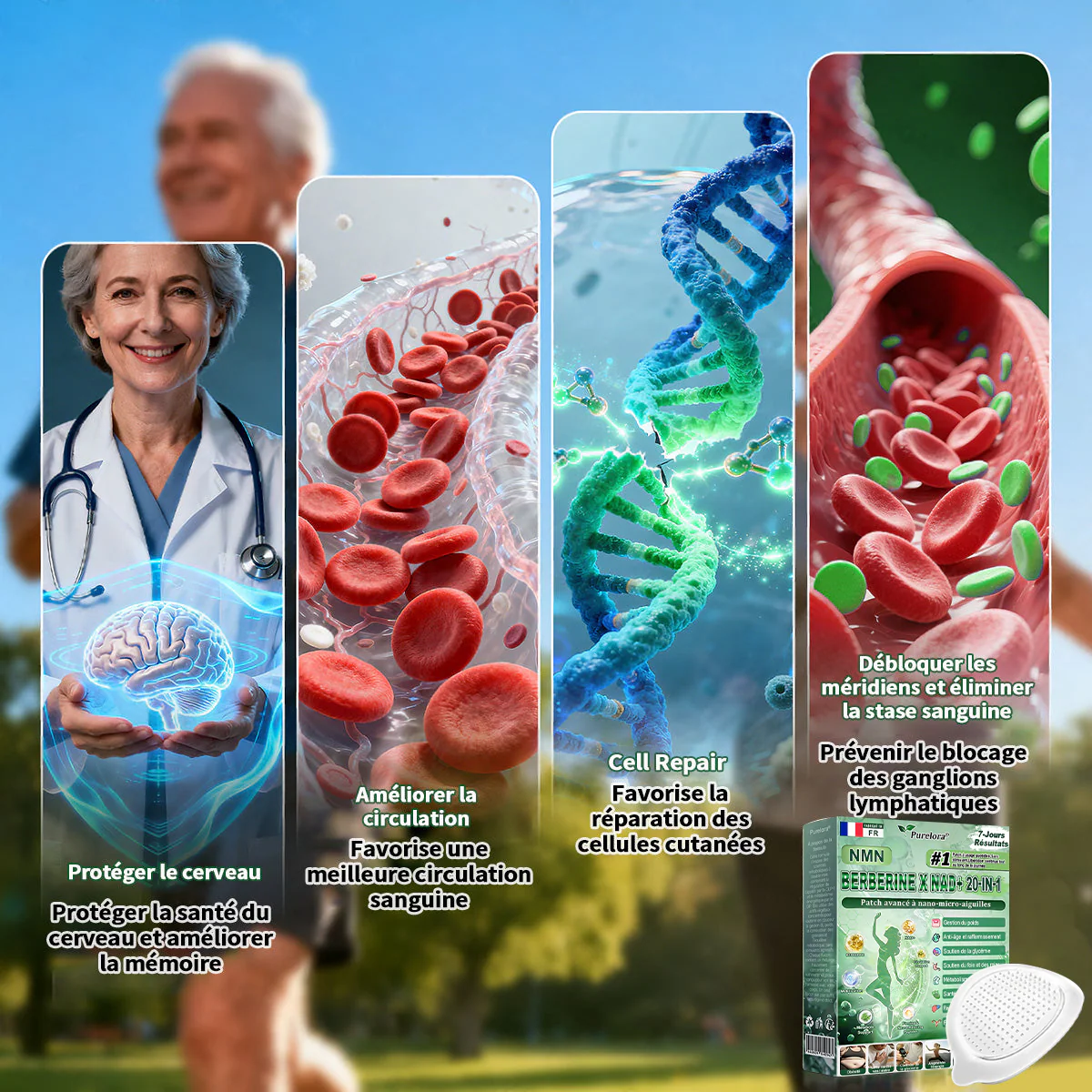 💖💖Pharmacie en ligne française💖 p𝒖𝒓𝒆𝒍𝒐𝒓𝒂® NAD × 𝑬𝑮𝑪𝑮 20-𝒆𝒏-𝟏 𝐏𝐚𝙩𝙘𝙝 𝙈𝙞𝙘𝙧𝙤𝙣é𝙚𝒅𝒍𝒆 𝑨𝒗𝒂𝐧𝐜é 𝙉𝙖𝒏𝒐 (𝐔𝐧𝐞 𝐬𝐞𝐮𝐥𝐞 𝐟𝐨𝐢𝐬 𝐩𝐚𝐫 𝐣𝐨𝐮𝐫, 𝐜𝐡𝐚𝐧𝐠𝐞𝐦𝐞𝐧𝐭𝐬 𝐯𝐢𝐬𝐢𝐛𝐥𝐞𝐬 𝐞𝐧 𝟕 𝐣𝐨𝐮𝐫𝐬) ✅𝐏𝐨𝐮𝐫 𝐥’𝐨𝐛é𝐬𝐢𝐭é, 🅟🅔🅐🅤 🅡🅔🅛â🅒🅗é🅔,𝐝𝐢𝐚𝐛è𝐭𝐞, 𝐚𝐩𝐧é𝐞 𝐝𝐮 𝐬𝐨𝐦𝐦𝐞𝐢𝐥, 𝐩𝐫𝐨𝐛𝐥è𝐦𝐞𝐬 𝐚𝐫𝐭𝐢𝐜𝐮𝐥𝐚𝐢𝐫𝐞𝐬, 𝐞𝐭 𝐛𝐢𝐞𝐧 𝐩𝐥𝐮𝐬 - Image 8