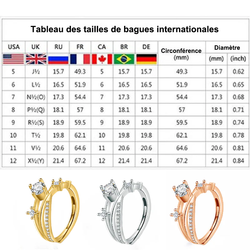 🔥 DERNIER JOUR -80% : Bague de Magnétologie Lymphatique en Diamant CZTICLE® - Image 13