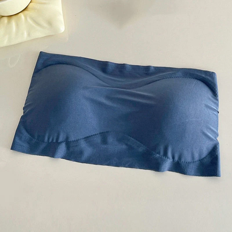 Spring Summer Women Bra Seamless Tube Top Bra Strapless Bandeau Push up Bra Women's Underwear Basic Stretch Underwear Lingerie - Image 12