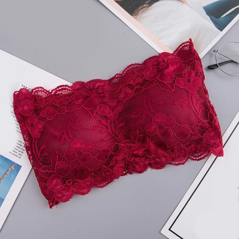 Spring Summer Women Bra Seamless Tube Top Bra Strapless Bandeau Push up Bra Women's Underwear Basic Stretch Underwear Lingerie - Image 14