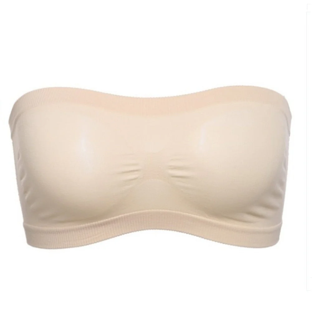 Spring Summer Women Bra Seamless Tube Top Bra Strapless Bandeau Push up Bra Women's Underwear Basic Stretch Underwear Lingerie - Image 16