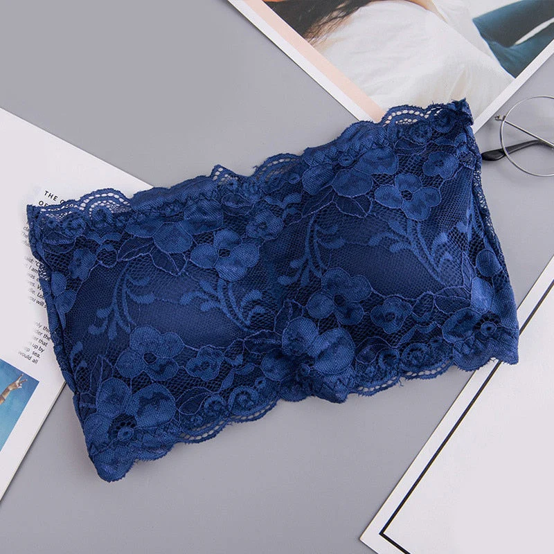 Spring Summer Women Bra Seamless Tube Top Bra Strapless Bandeau Push up Bra Women's Underwear Basic Stretch Underwear Lingerie - Image 2