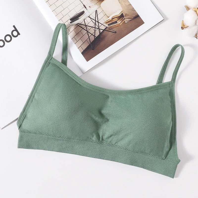Women Sexy Crop Tops Tube Top Female Streetwear Sleeveless Camis Seamless Sports Lingerie Tee Bra Crop Top Bandeau Top Tank - Image 11